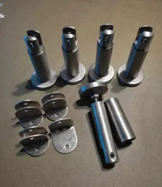 Soportes Acero Inoxidable Regulables