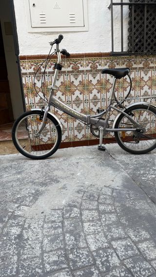 Bicicleta Paseo Plegable Gris