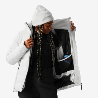 Chaqueta acolchada esquí y nieve impermeable Mujer Wedze