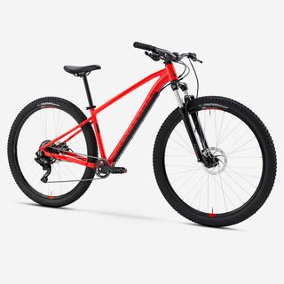 Bicicleta de montaña MTB aluminio Rockrider Expl 500 Rojo