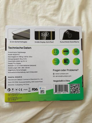 Báscula Digital RUN STAR BG2403-B