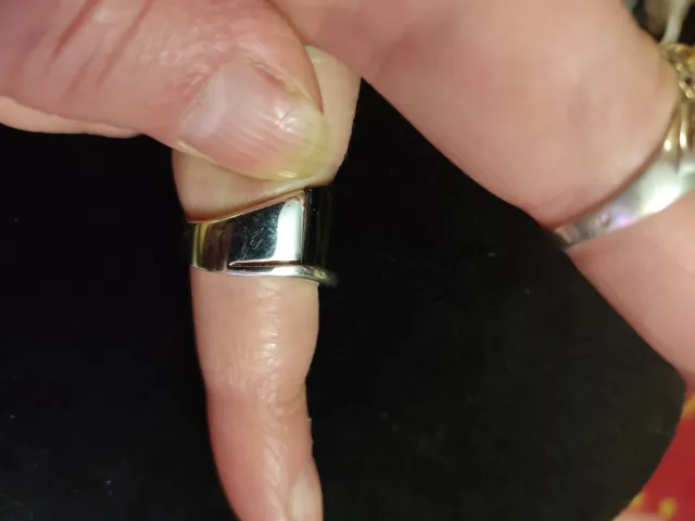 Lote de 2 Anéis de Prata e Ônix