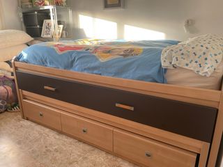Cama nido con cajones 200x90 sin colchones