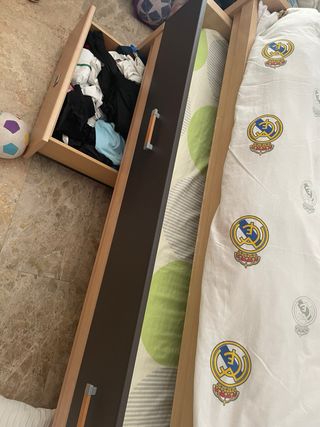 Cama nido con cajones 200x90 sin colchones