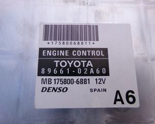 Toyota 89661-02a60 centralita motor corolla 95446