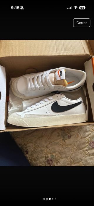 Zapatillas Nike Blazer Blancas y Negras