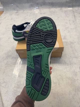 ASICS EX89 Pelle & Camo Bianco Blu Notte Verde