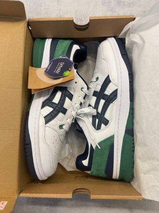 ASICS EX89 Pelle & Camo Bianco Blu Notte Verde
