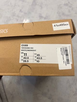 ASICS EX89 Pelle & Camo Bianco Blu Notte Verde