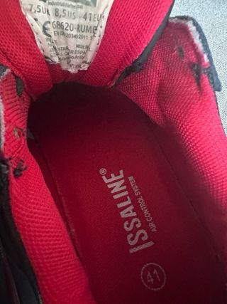 Zapatos de seguridad negros y rosas talla 41