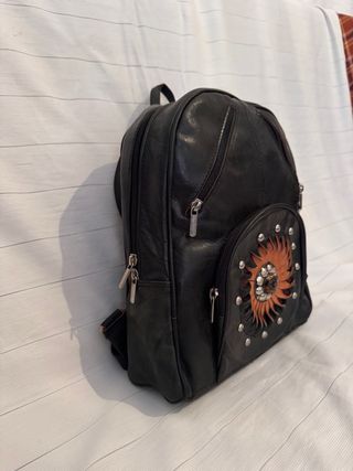 Mochila de cuero unisex