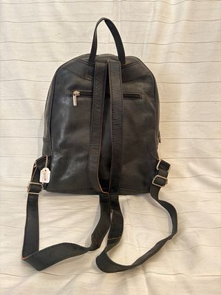 Mochila de cuero unisex