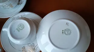 Tazas de café San Claudio (5uds) y platos