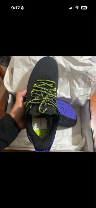 Zapatillas Nike Baloncesto Negras Moradas