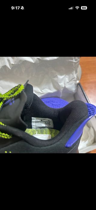 Zapatillas Nike Baloncesto Negras Moradas