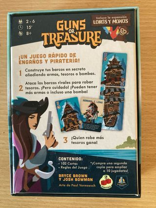 Guns or Treasure Juego de Mesa