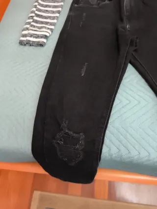 Conjunto Rayas Blanco y Negro