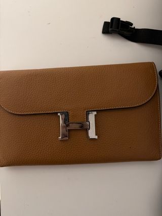 Cartera Hermès Marrón