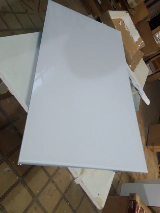 Mesa plegable cocina metal y cristal