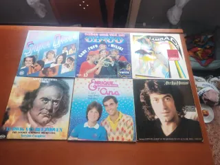 Lote 6 Vinilos LP: Super Disco, Lambada, Beethoven