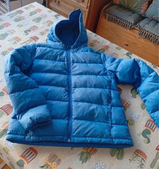 Plumas Mango Azul Talla S