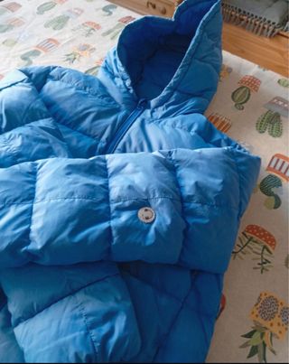 Plumas Mango Azul Talla S