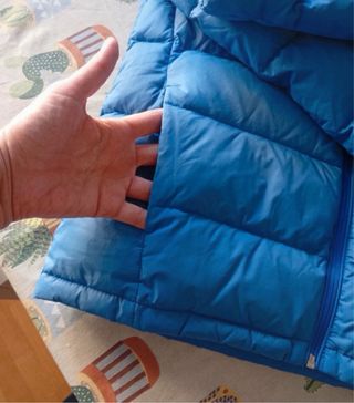 Plumas Mango Azul Talla S