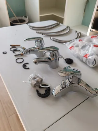 Juego 3 Grifos Baño Cuarto