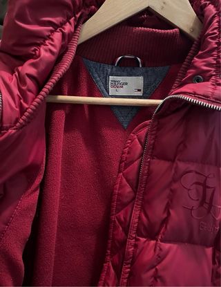 Plumas Corto Mujer Tommy Hilfiger Rojo Talla L
