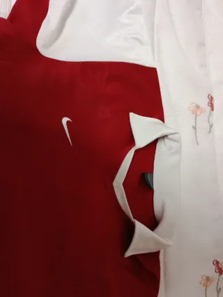 Camiseta Nike Vintage Roja y Blanca Talla XL