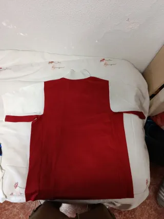 Camiseta Nike Vintage Roja y Blanca Talla XL