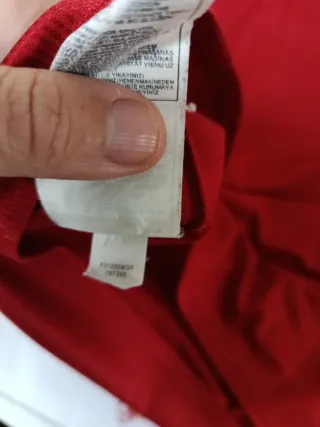 Camiseta Nike Vintage Roja y Blanca Talla XL