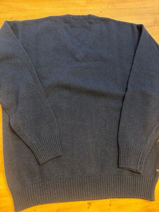 Jersey Cotton Park Cuello Pico Cuadros Talla M