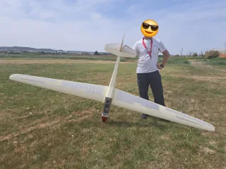 Bergfalke 3.5m Aeronaut velero RC