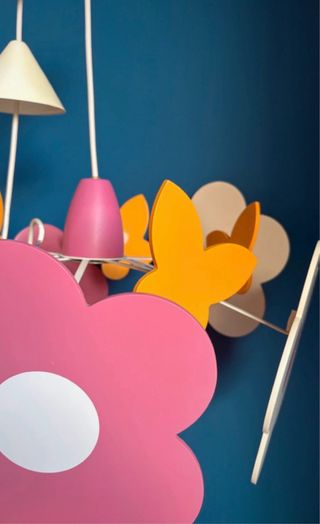 Lampadario Bambini Farfalla Fiori