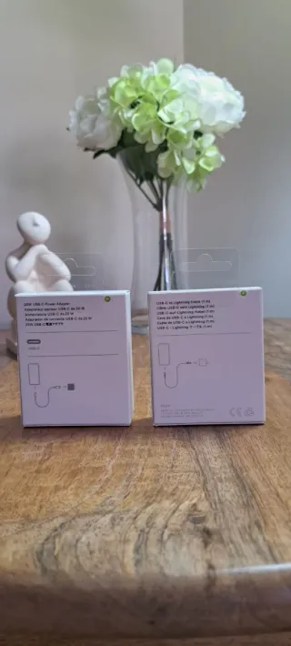 Adaptador USB-C 20W y Cable USB-C a Lightning