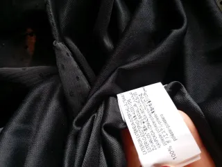 Vestido negro Zara manga larga