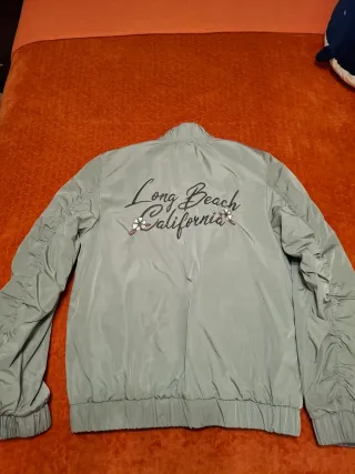 Cazadora bomber verde talla S CYA