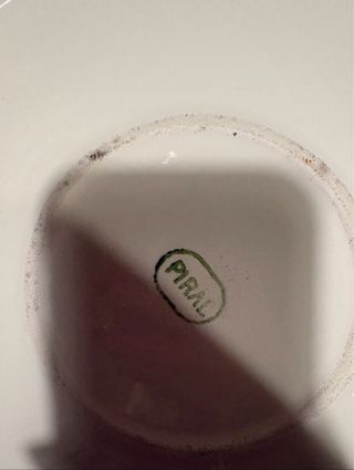 Coppia piatti pizza bandiera Italia e Germania