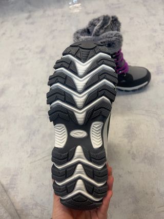 Stivaletti da neve Hobibear Tg 37 grigio/viola