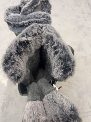 Stivaletti da neve Hobibear Tg 37 grigio/viola