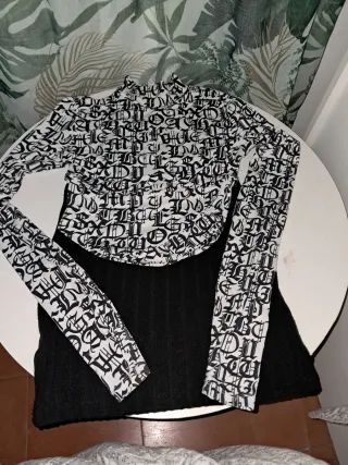 Conjunto top y falda talla XS