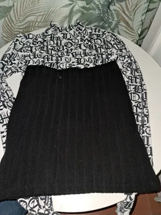 Conjunto top y falda talla XS