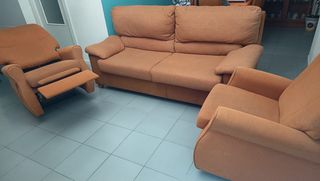 Divano 3 posti e 2 poltrone relax