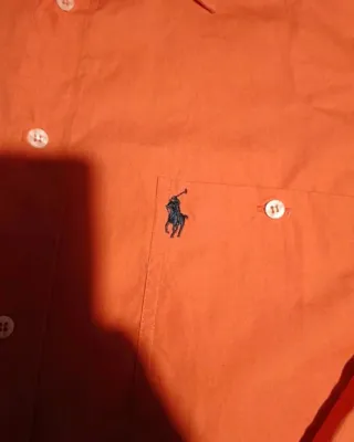 Camicia Polo Ralph Lauren Uomo M Arancione