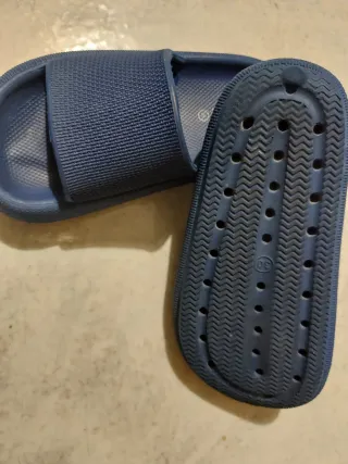 Ciabatte blu per bambini marchio defonseca n.30