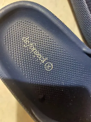 Ciabatte blu per bambini marchio defonseca n.30