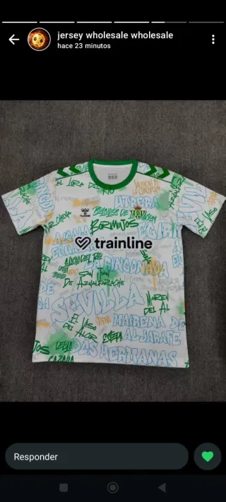 Camiseta Betis Entrenamiento Talla L Hummel