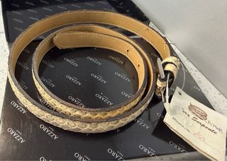 Cintura Azzaro Vera Pelle Pitone cm.100