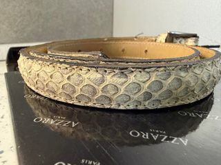 Cintura Azzaro Vera Pelle Pitone cm.100